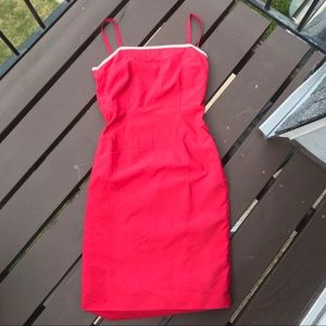Hugo Boss Silk Red Dress Sz6